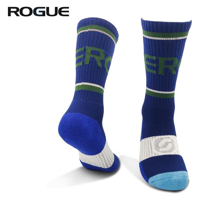 ROGUE Crew Socks Unisex Asli Asli Dukungan Lengkungan Latihan Kekuatan CrossFit Powerlifting - Skull Camou