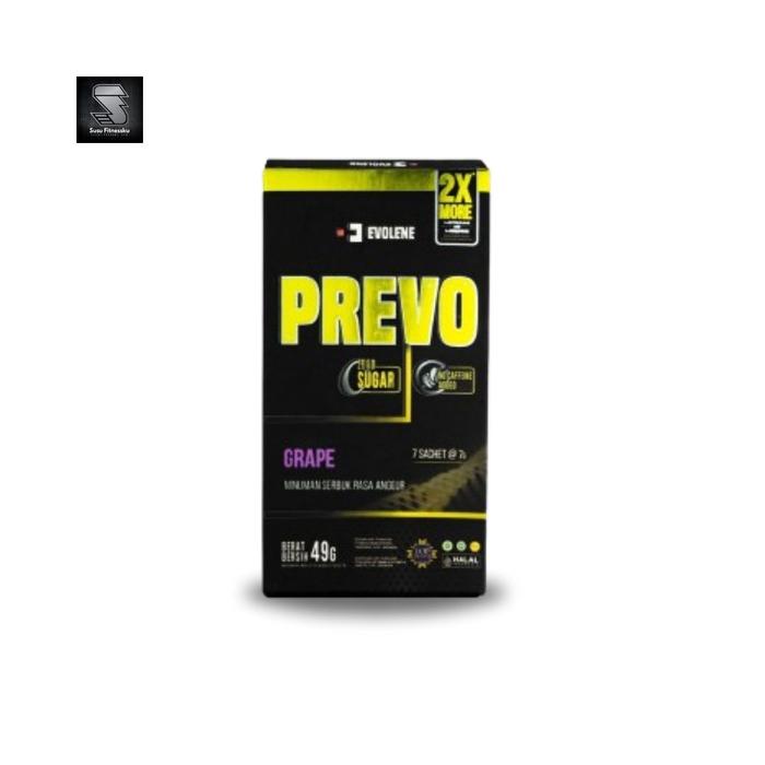 Evolene Prevo Pre Workout 7 SACHET Pre Workout Energy Drink - Grape