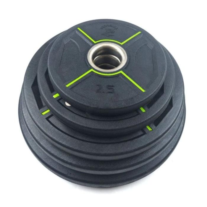 barbel plate rubber Ironbull Weight Plate 2.5-25kg ecer IronBull Barbel Karet Rubber Plate Dumbell - 2,5kg