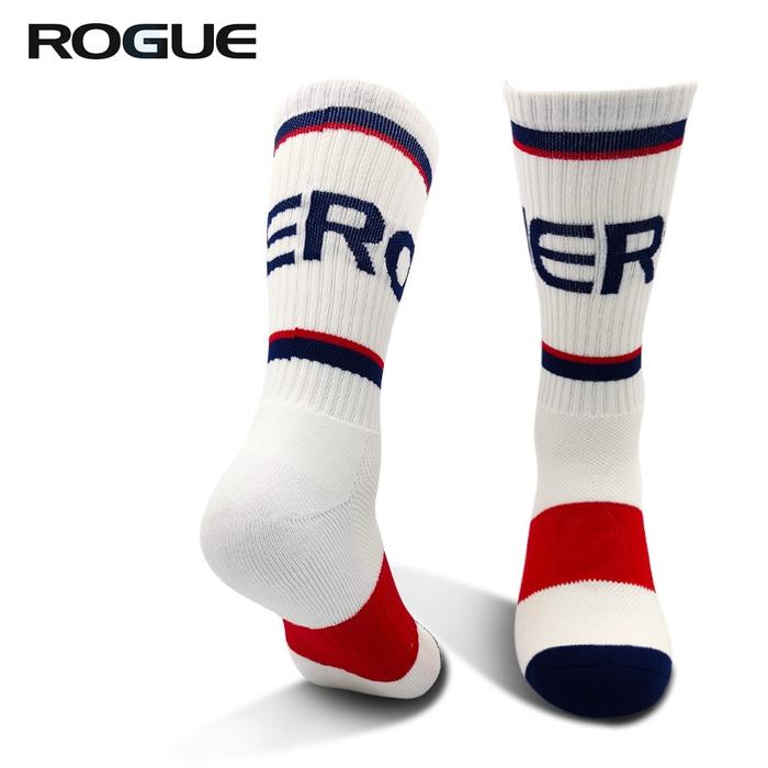 ROGUE Crew Socks Unisex Asli Asli Dukungan Lengkungan Latihan Kekuatan CrossFit Powerlifting - Skull Camou