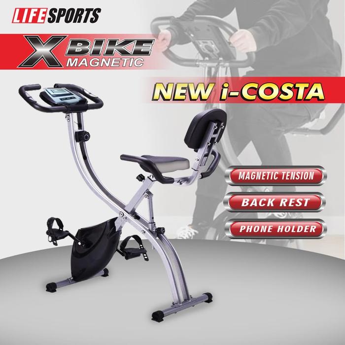 Alat Fitness Sepeda Statis New I - Costa Magnetic X-Bike Lifesports