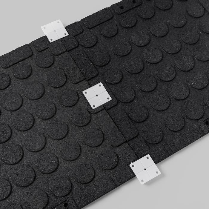 RUGHEN Rubber Flooring Lantai Karet Gym - 50 x 50, 20mm+connector