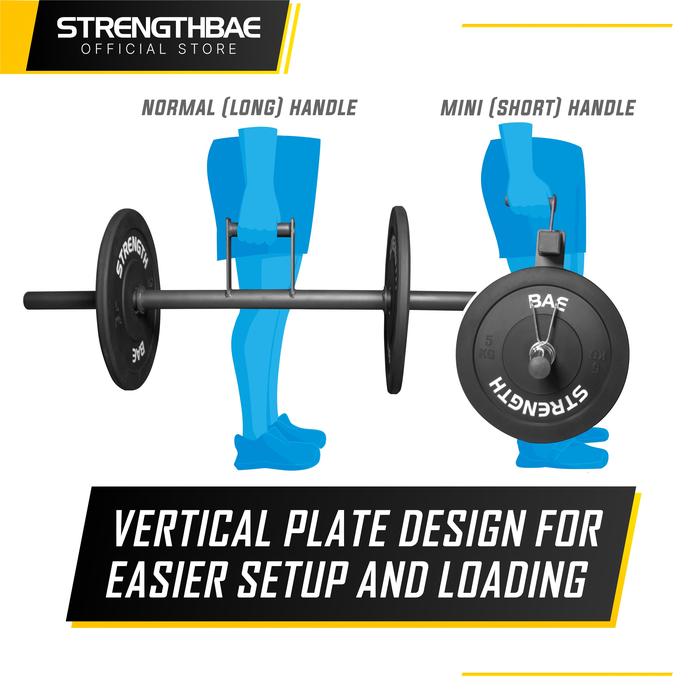 Farmers Walk Handle STRENGTHBAE Farmer Carry Handles Strongman - Normal (Long)