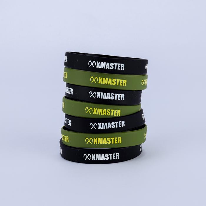 XMASTER Gelang Unisex & Keeper Powerlifting Anti Slip Loop Strap untuk Sabuk Gym Pria Wanita Aksesoris Lever Belt Hijau Hitam - XMASTER Black