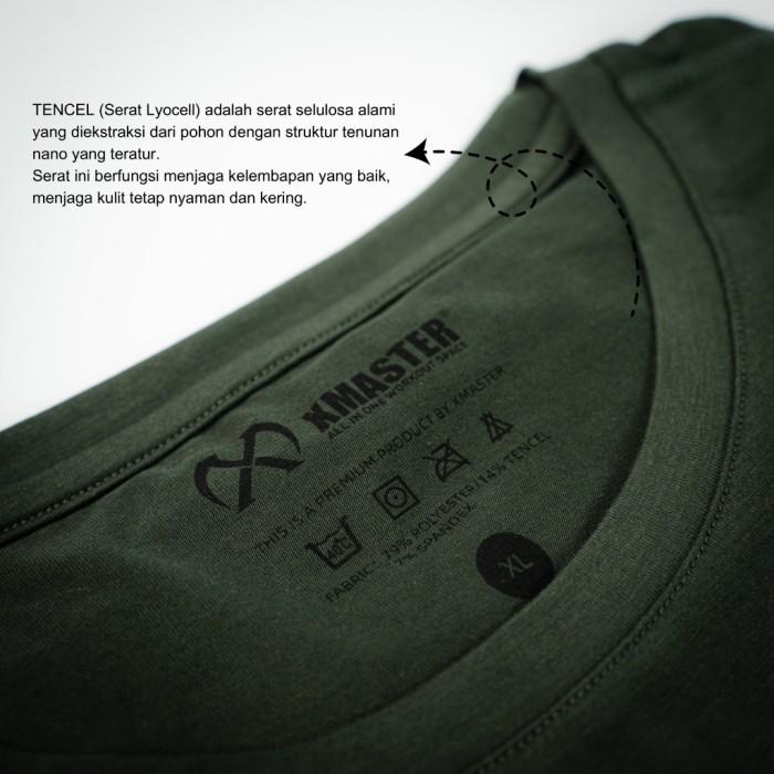 XMASTER Sport TSHIRT Baju Olahraga Gym Training Fitness Running Lightweight SweatWicking Breathable - Brown, M - Brown, M