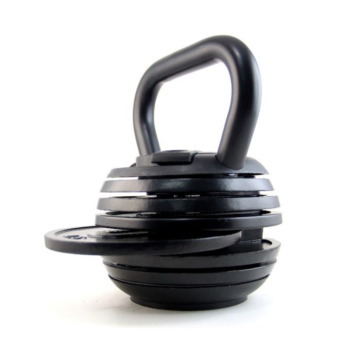 F213 KETTLEBELL ADJUSTABLE-20 Membentuk postur tubuh - alat fitnes - Hitam