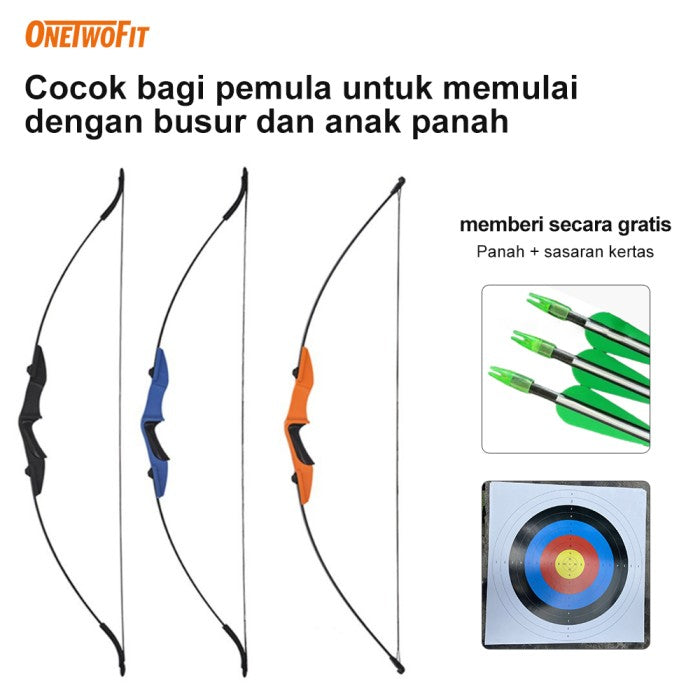 OneTwoFit  Panah Dewasa Busur Olahraga Panahan Cocok Untuk Pemula