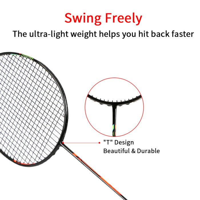 OneTwoFit RAKET BADMINTON Carbonex Raket Bulutangkis Set G5 82g Beli