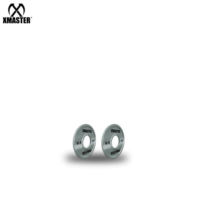 XMASTER Calibrated Steel Powerlifting Change Plate berat 0.25/0.5/1.25/2.5/5/10/15/20/25kg Chromed IPF standard Strength ROGUE ELEIKO - 0.25KG for pair