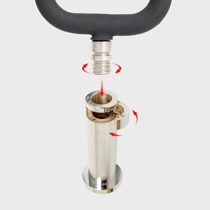 XMASTER Loadable Kettlebell set adjustable weight Plate IPF standard Strength home gym ROGUE ELEIKO - Combo 12,5 Kg