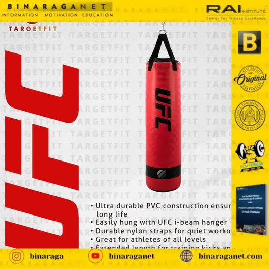UFC MMA HEAVY BAG 80LB - MERAH / SAMSAK / TINJU / BOXING