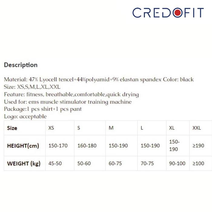 Undergarment for Mihabodytec Training