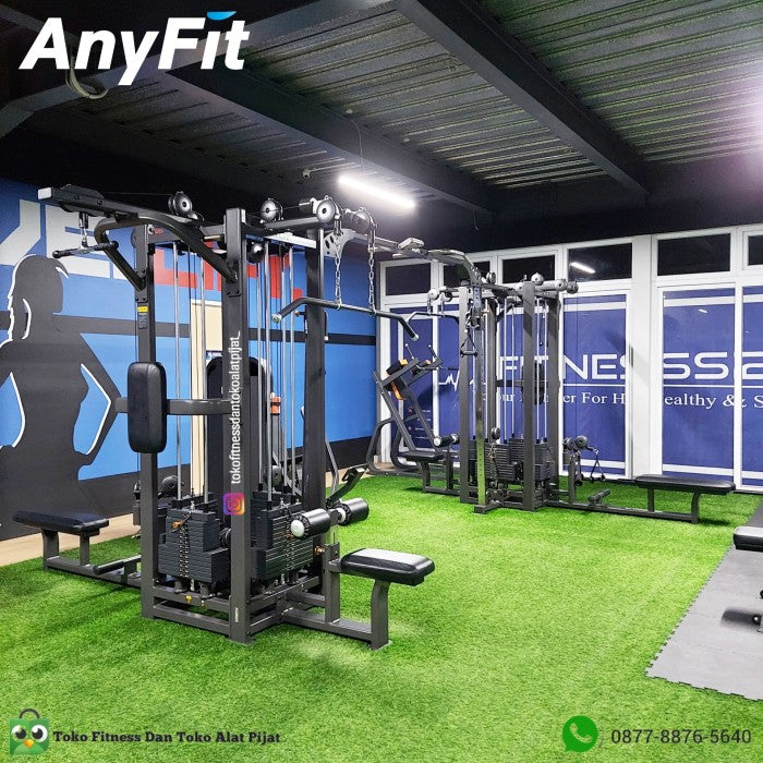 AnyFit Multi Station Gym Stack Comercial Premium Junggle System pembayaran ke
