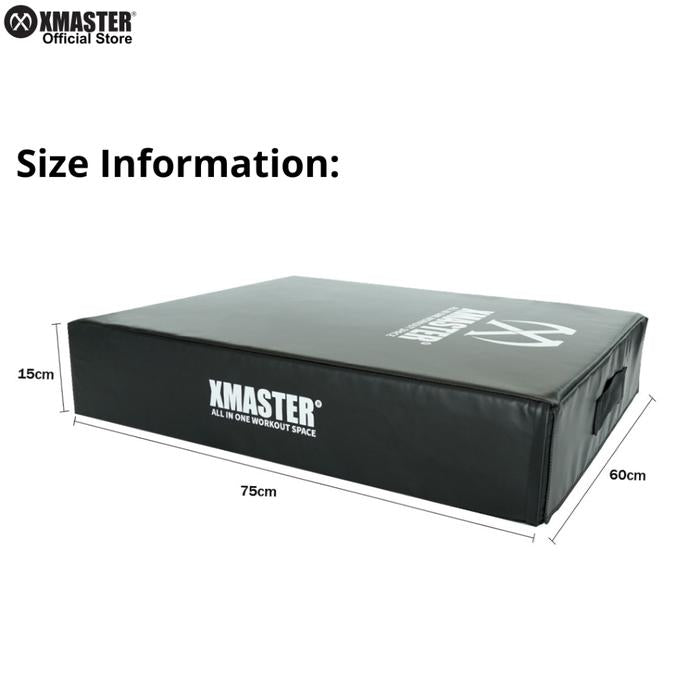 XMASTER Crash Pad Deadlift – Drop Pad Peredam Suara & Pelindung Lantai Home Gym Barbell Mat Weightlifting Crossfit