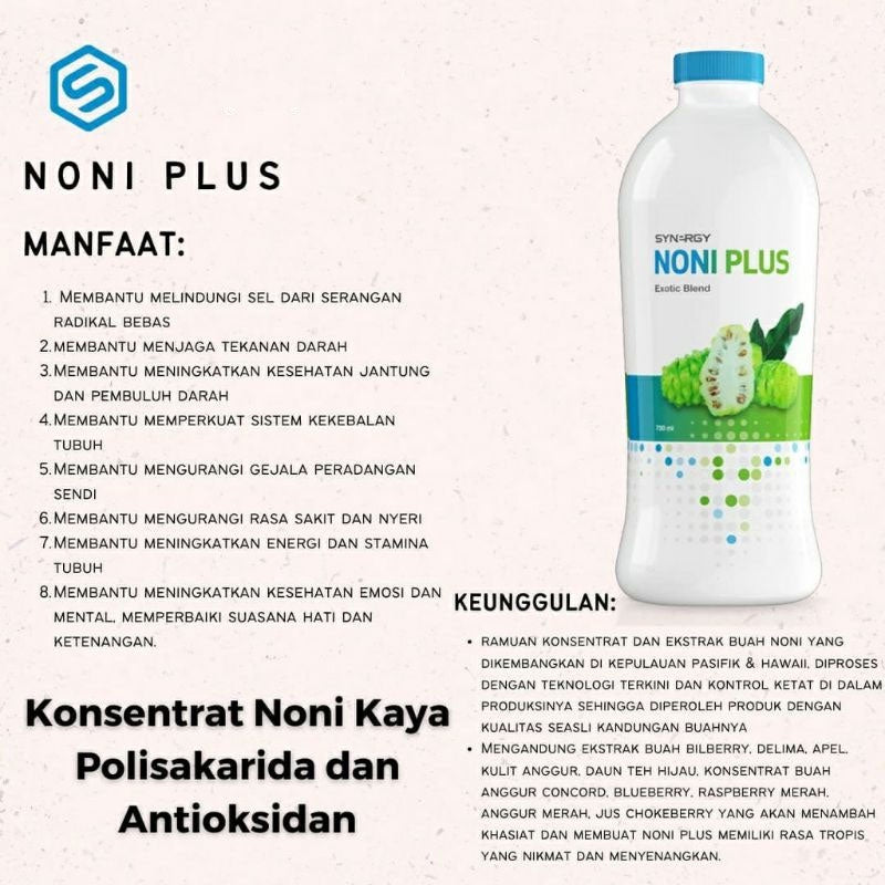 Noni Plus 730ml Synergy | solusi terbaik untuk kesehatan jantung