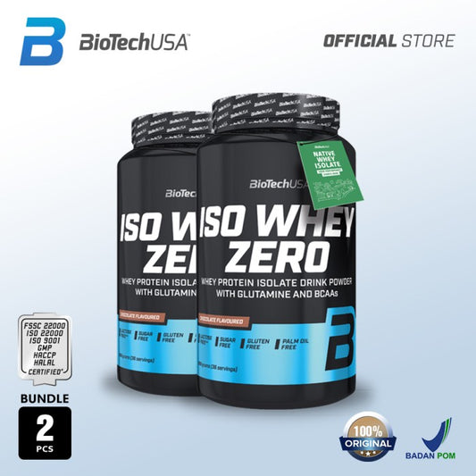 Bundle - ISOWHEY ZERO LACTOSE  908+908Gram - Coklat