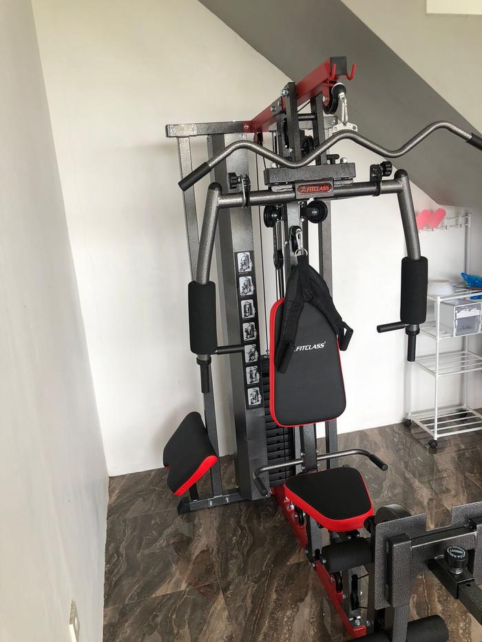 Alat Fitness Multi Gym HG 807 Fitnes Multigym Home beban 75 kg alat olahraga rumah