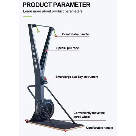 Alat Fitness Gym Skierg Ski Machine SKIERG SKI MACHINE USAFIT UF024 & air bike spirit alat gym import