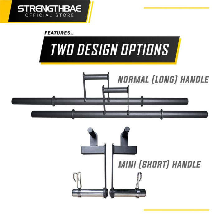 Farmers Walk Handle STRENGTHBAE Farmer Carry Handles Strongman - Normal (Long)