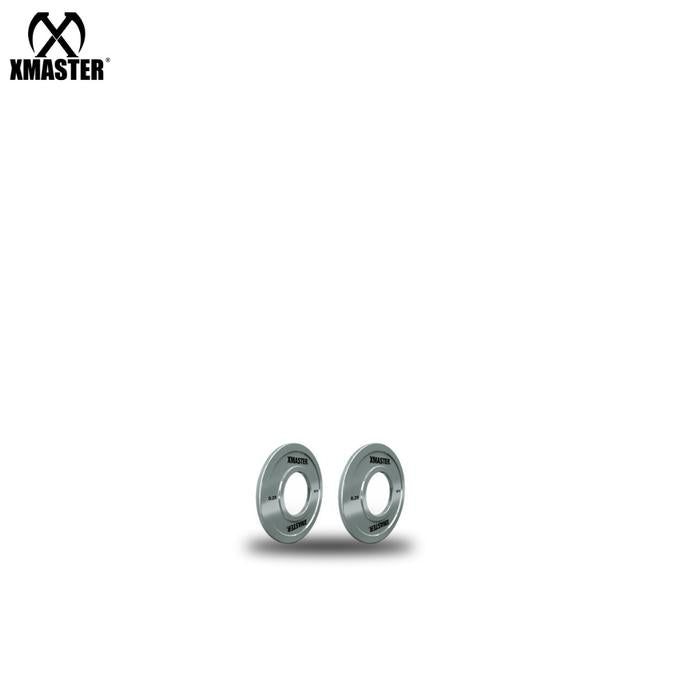 XMASTER Calibrated Steel Powerlifting Change Plate berat 0.25/0.5/1.25/2.5/5/10/15/20/25kg Chromed IPF standard Strength ROGUE ELEIKO - 0.25KG for pair