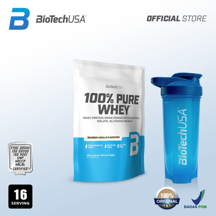 Biotech - 100% Pure Whey Protein 454 gram - Coklat