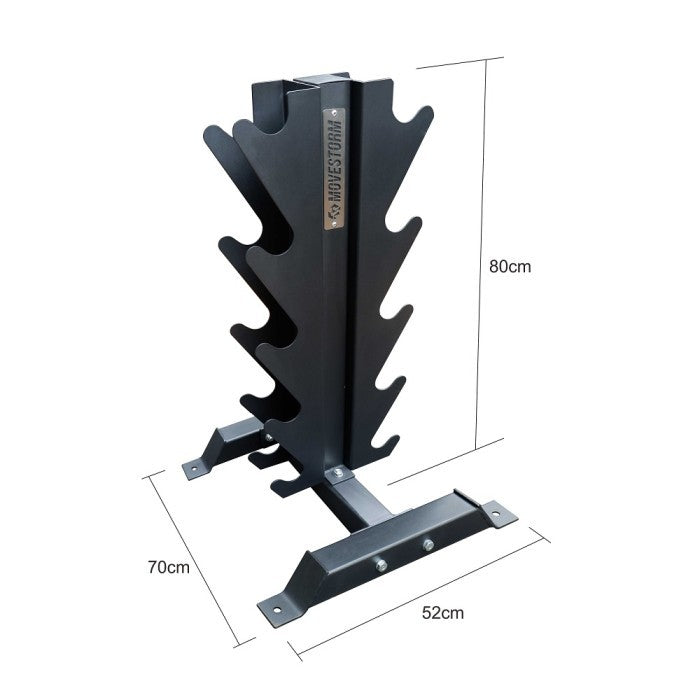 BINARAGANET Movestorm® Vertical dumbells rack 5 pairs