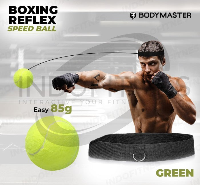 BODYMASTER Boxing Reflex Speed Ball BM-E050 Bola Latihan Tinju - GREEN 85GR EASY