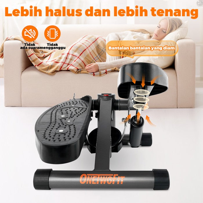 OneTwoFit Mini Stepper Air Climber Stepper Alat Fitness Olahraga Alat Gym Stepper
