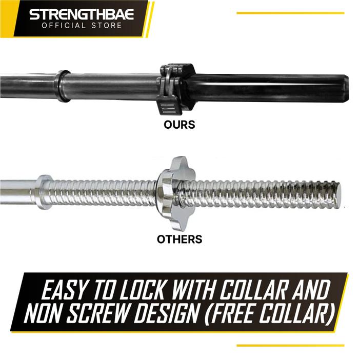 Echo Barbell 3cm STRENGTHBAE Bar 3 cm Olympic Barbel Stick Stik Gym Fitness 2,2m 2m