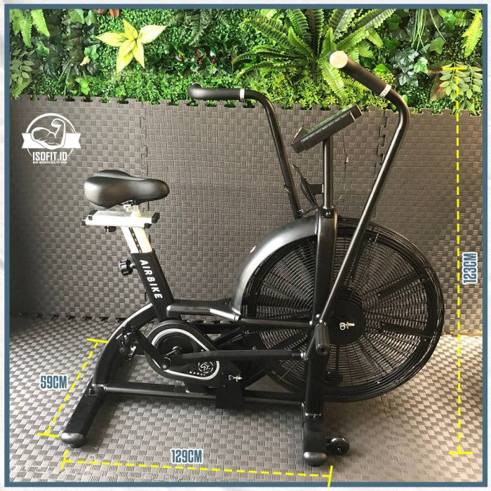 Sepeda Statis Kipas Udara / Windage Fan Fitness Bike JS-AA5302