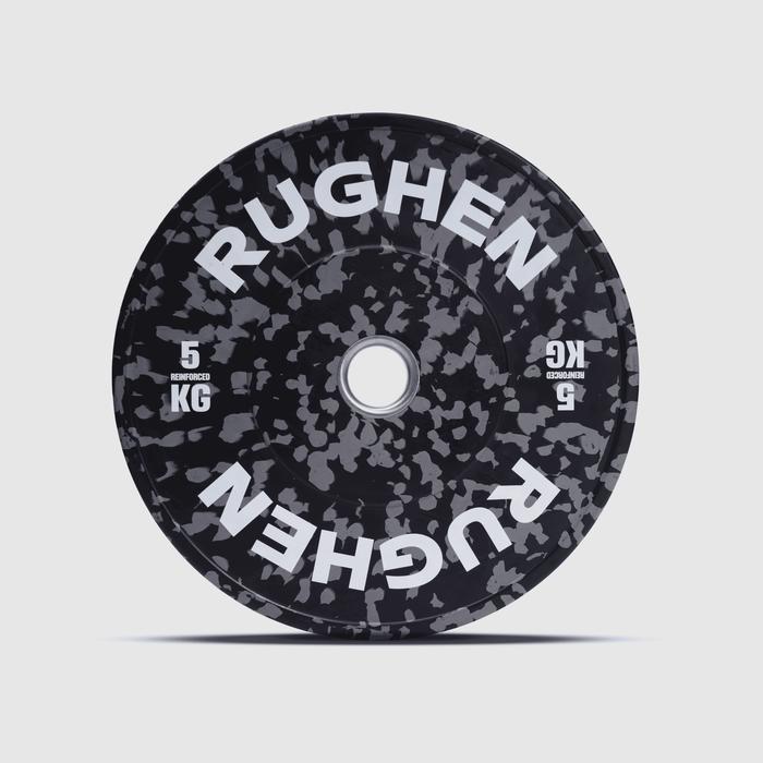 RUGHEN Fleck Reinforced Bumper Plates - 5 Kg