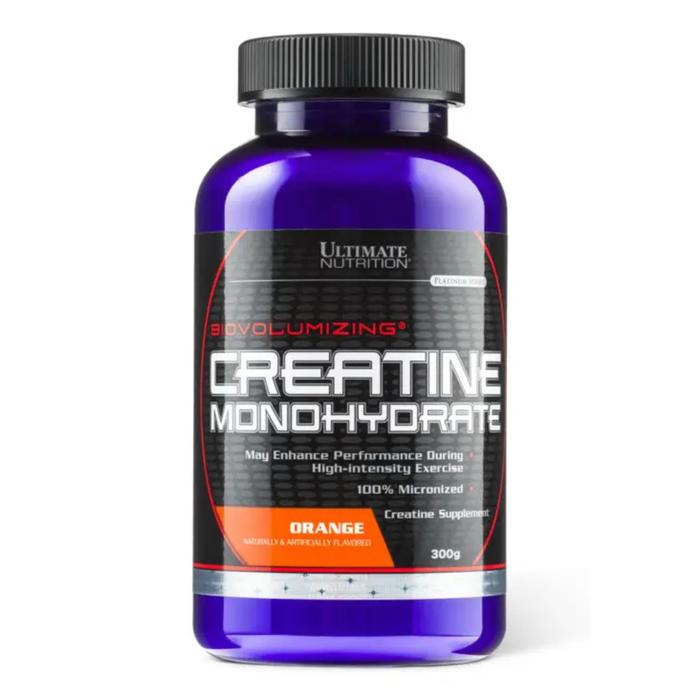 Ultimate Nutrition Micronized Creatine Monohydrate Flavor suplemen fitness / suplemen gym / preworkout - Fruit Punch, 300 gr