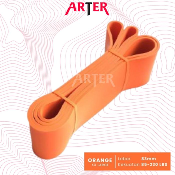 ARTER Long Resistance Band Power Band Karet Fitness Panjang Pullup Assistance Premium - YELLOW XS