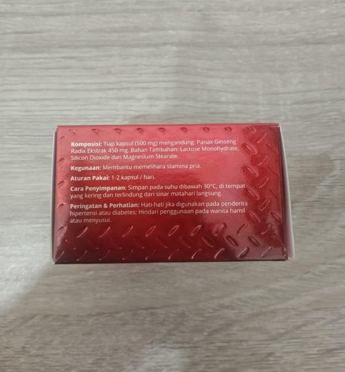 Exie Panax Ginseng Tribulus Memelihara Stamina Pria