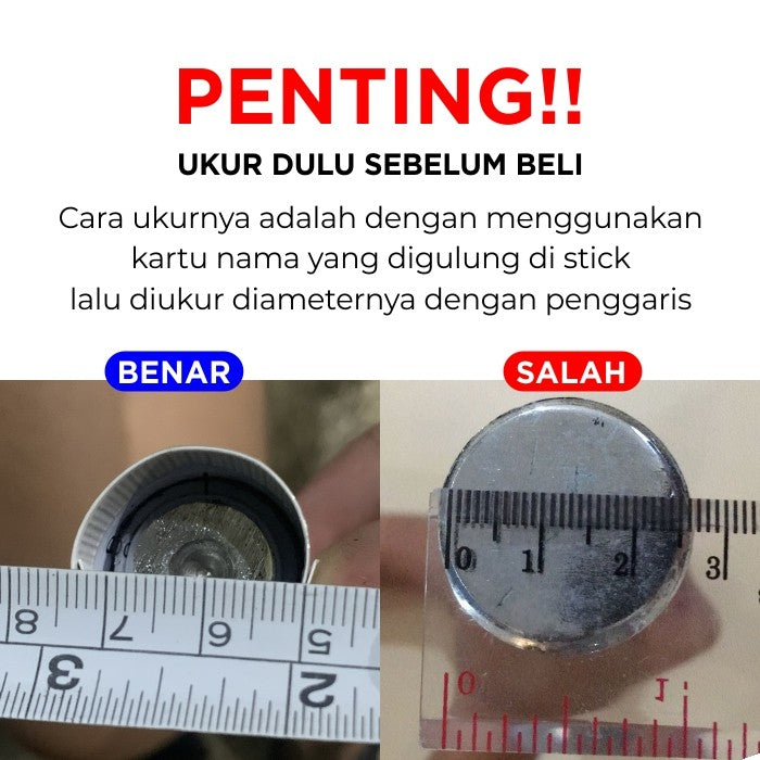 [2.5CM] Pengunci Adjustable Dumbell / Dumbel Collar Lock - HITAM