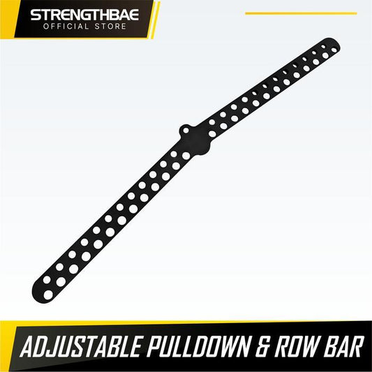 Adjustable Pulldown and Row Bar STRENGTHBAE Pull Down Cable Row Attachment Back Machine Functional Trainer D-Handle