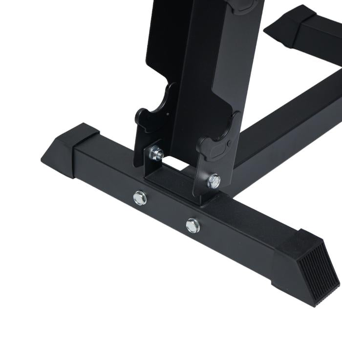 KINETIC RAK DUMMBELL TRIANGLE 6 PAIR - HITAM/ABU-ABU