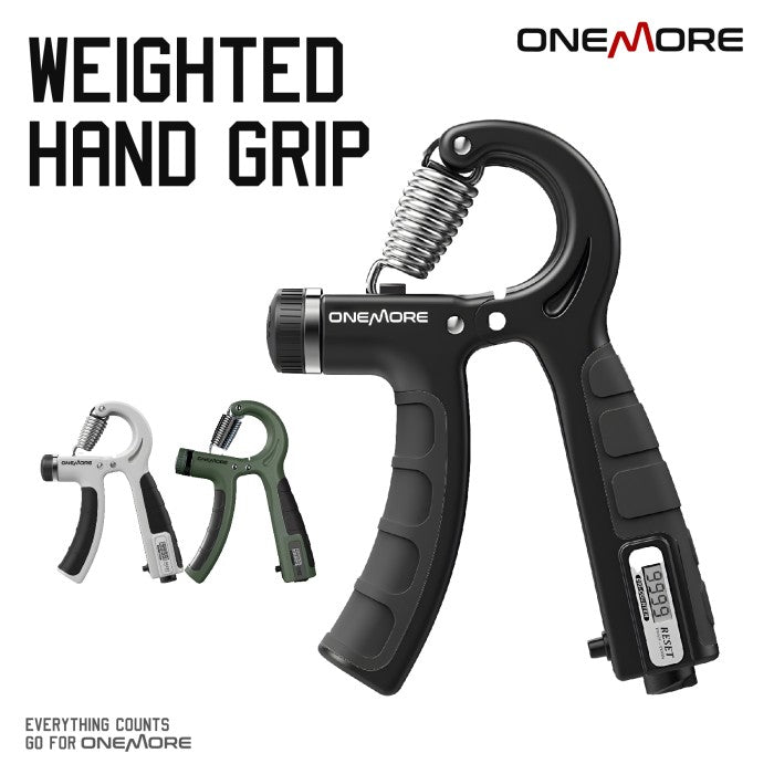 ONE MORE HandGrip Counter 60KG Hand Grip Olahraga Fitness - No Counter