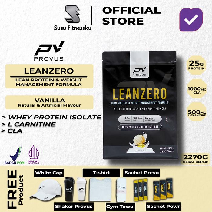 Provus Lean Zero (Whey Protein Isolate + Fat Burner) 5 Lb - White Coffe, HANDUK