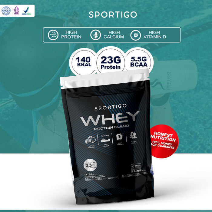 Sportigo Susu Whey Protein Isolate Concentrate Pure - 1000g