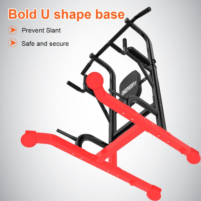 Onetwofit Power tower Pull up alat olahraga rumahan