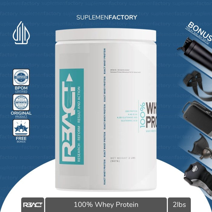 R3ACT 100% Whey Protein 2 lbs | REACT WHEY 2lbs