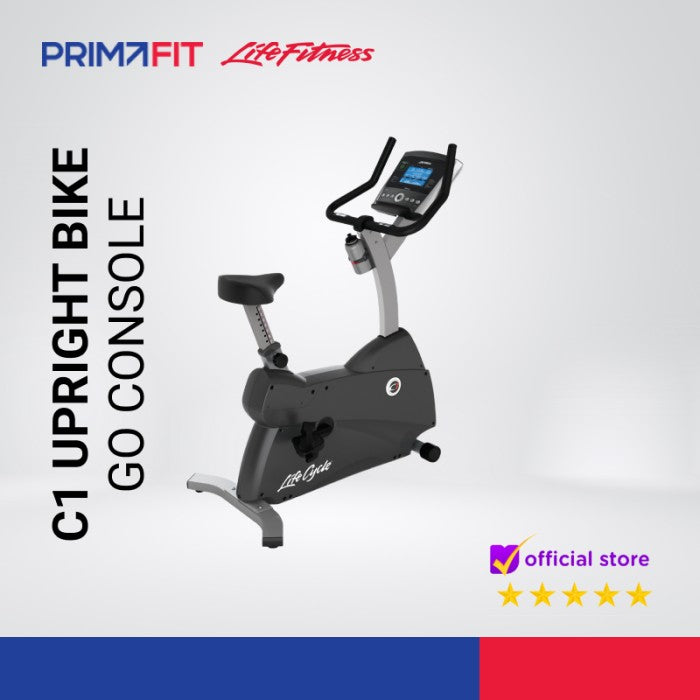 Life Fitness C1 Upright Bike Go Console