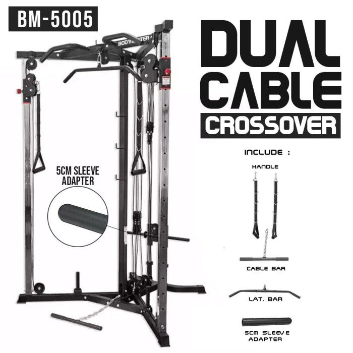 Dual Cable Crossover Station Machine Cross Over Bodymaster