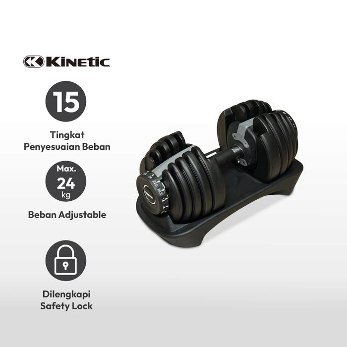 KINETIC 24 KG ADJUSTABLE DUMBBELL