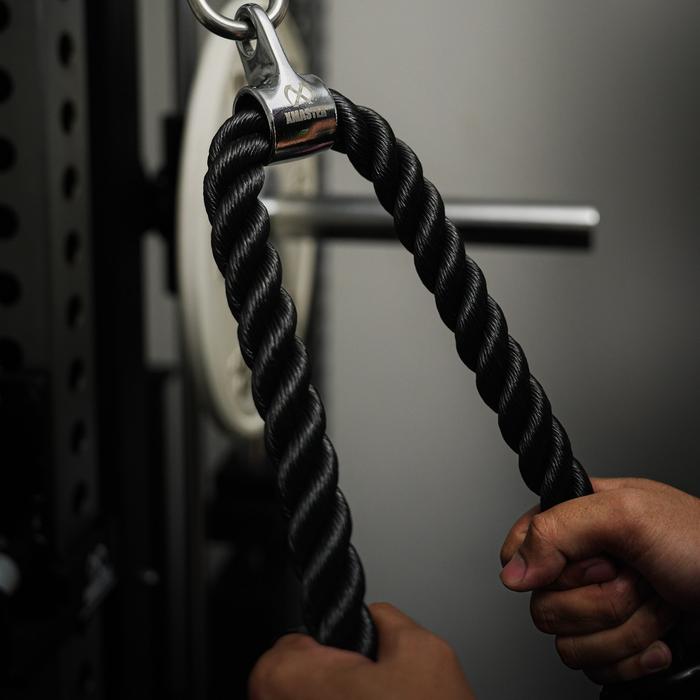 XMASTER Tricep Rope Tali Gym Nilon Latihan Tricep Bicep Otot Lengan Strength Crossfit Training - Rope Only