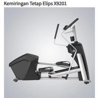 Elliptical Cross Trainer Machine Alat Fitness Gym Crosstrainer X9201 DHZ FITNESS/ COMERCIAL EQUIPMENT