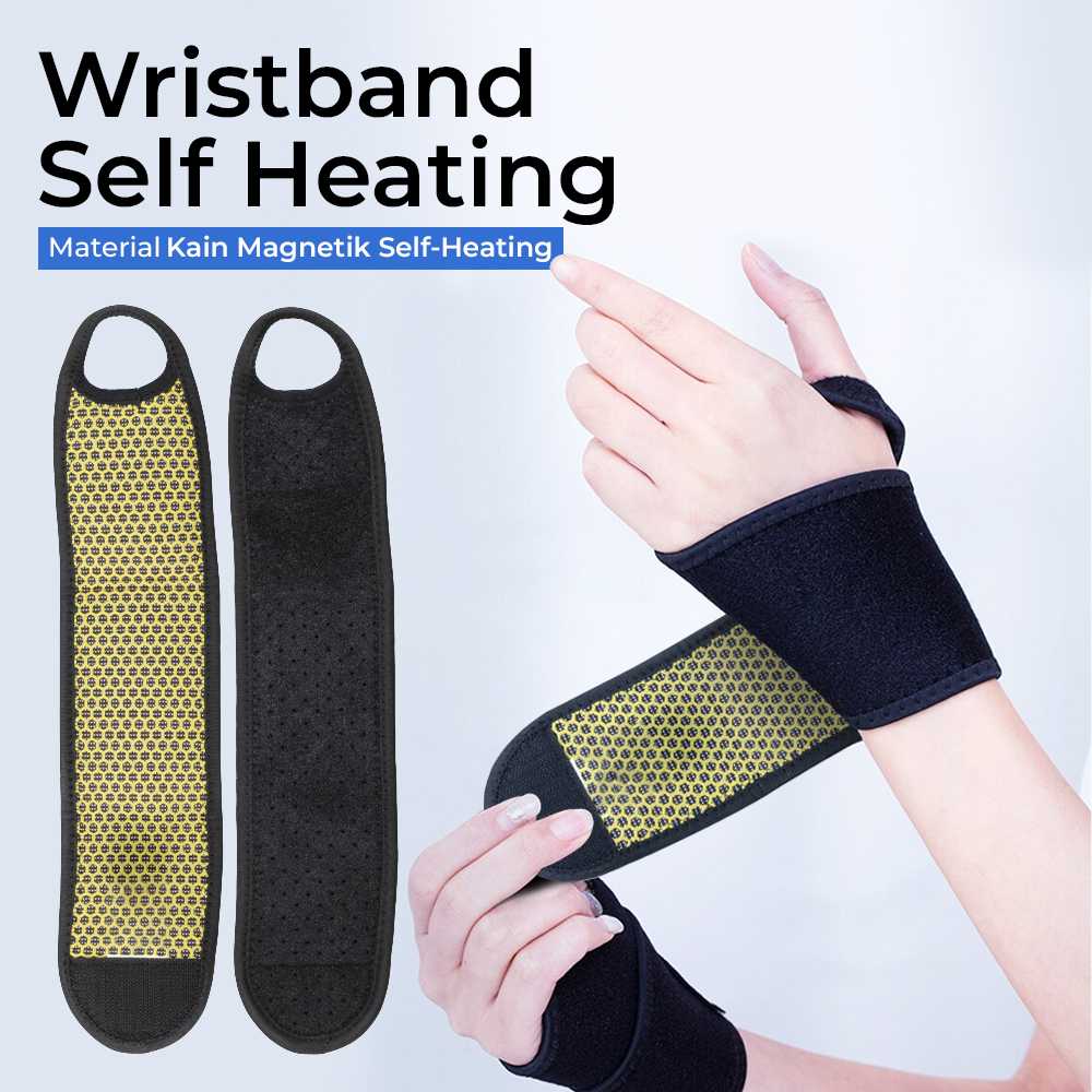 DeMoce Pelindung Pergelangan Tangan Wristband Heating Magnetic 1 PCS - DE-375