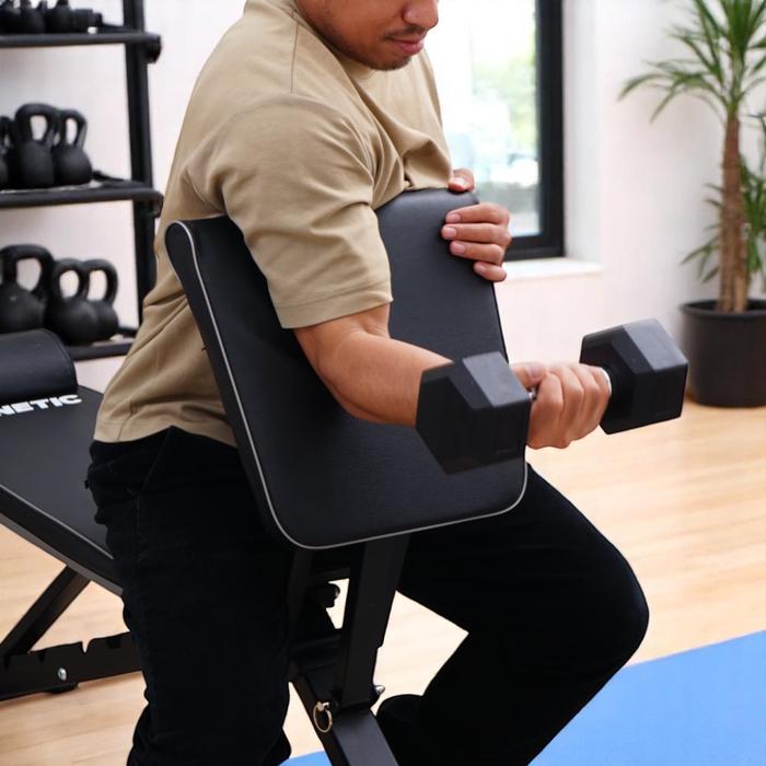 KINETIC DUMBBELL BENCH MULTIFUNGSI - HITAM
