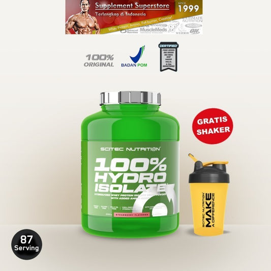 Scitec Nutrition - 100% HYDRO ISOLATE 2000gram - Strawberry,